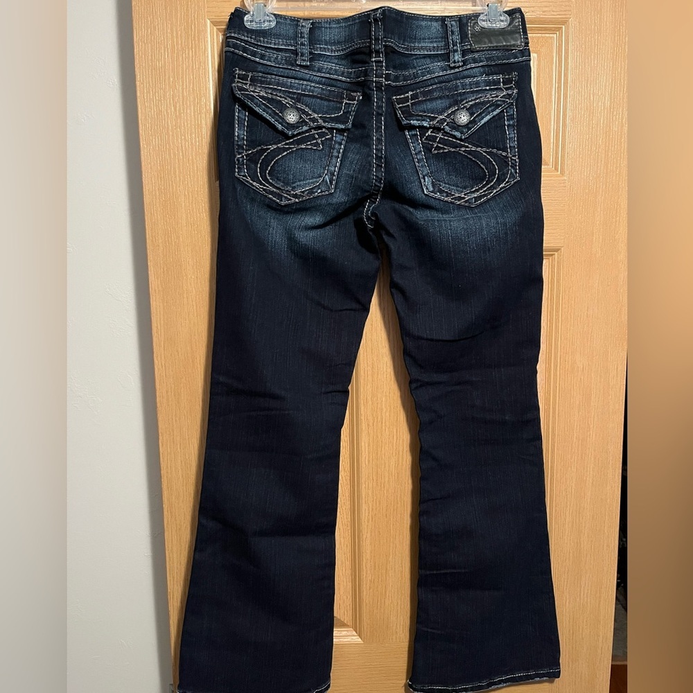 Silver Jeans Women's Boot Cut Jeans - Dark Blue
